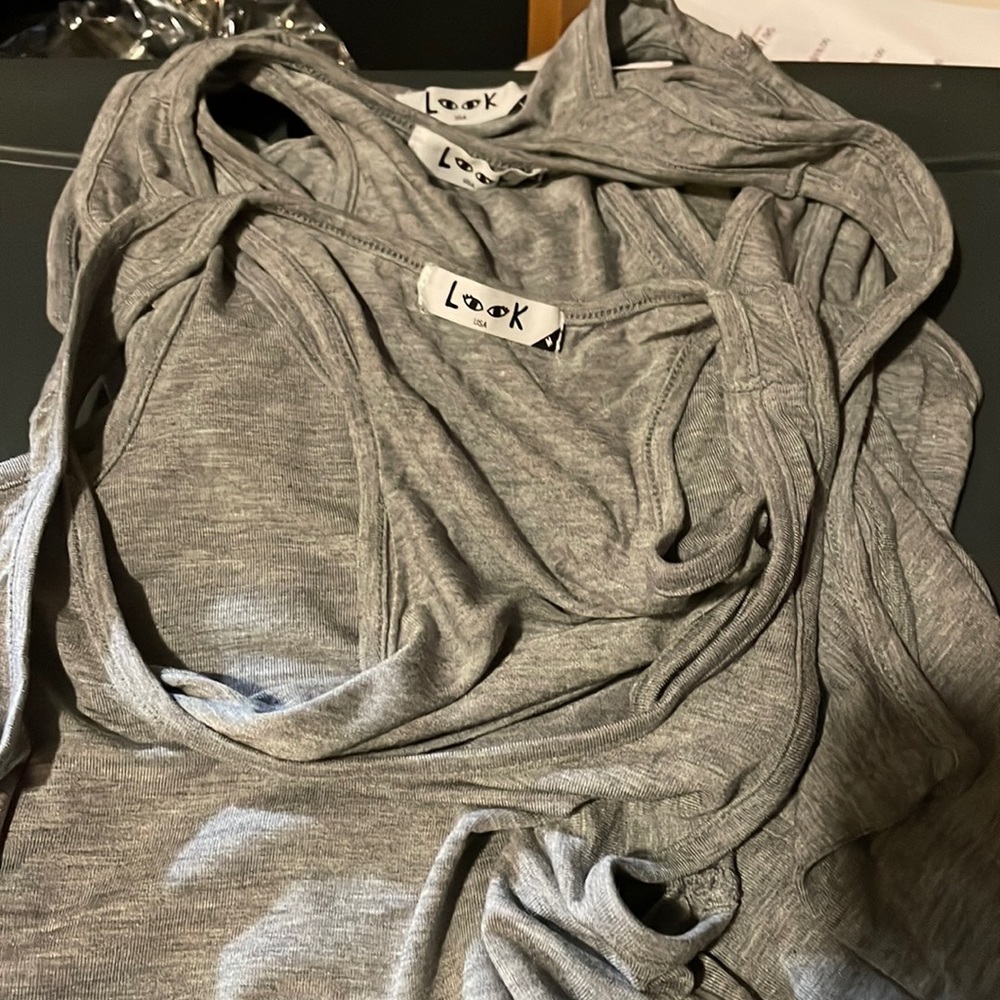 Grey women’s super soft layering tank
